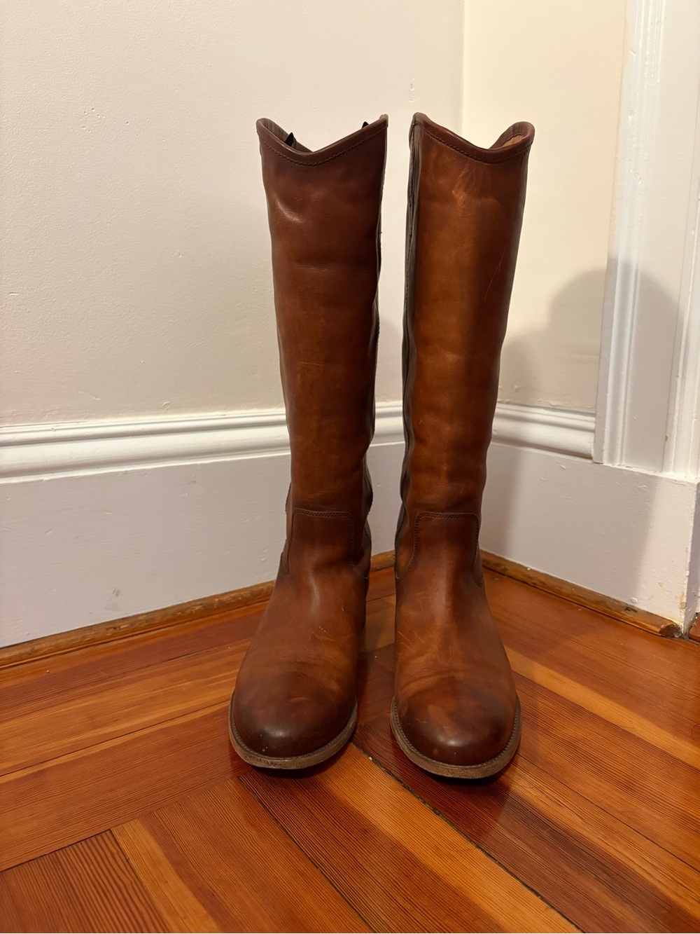 FRYE - Melissa, Tall, Size 9, Cognac